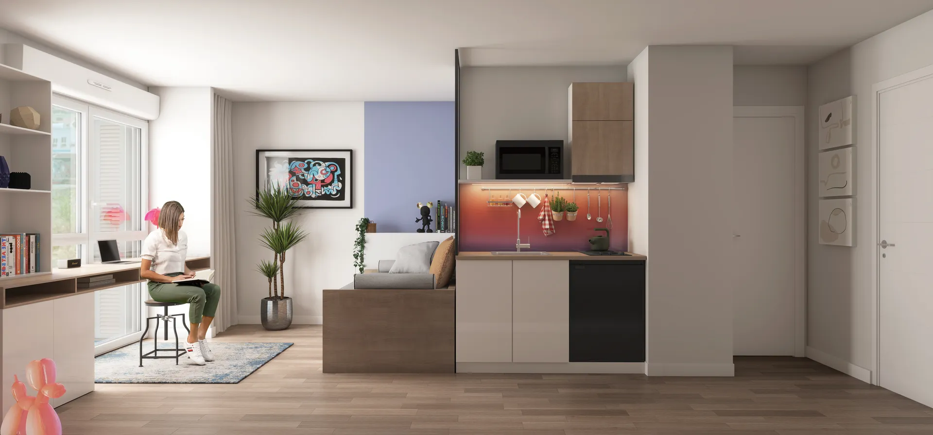 T1 - 18,62 m²